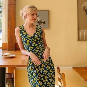 Mata Traders Lemon Print Dress, Med